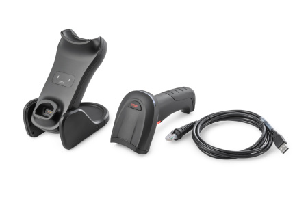 сканер штрих-кода беспроводной атол sb5100 bt (2d, usb, c подставкой) (черный) (60600)